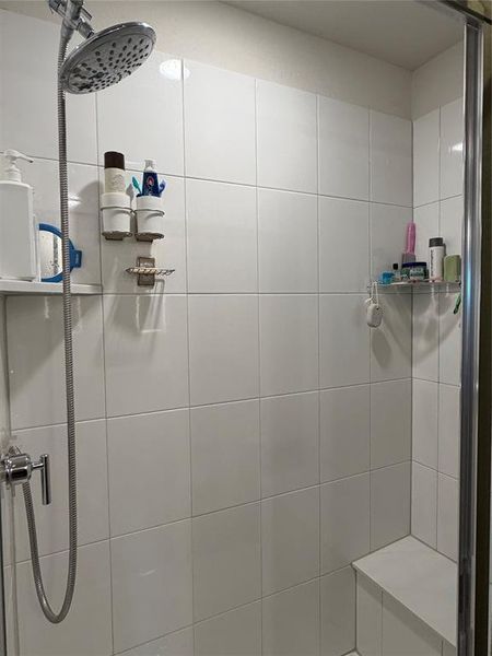 Primary Shower with Bench Primary Shower with Bench