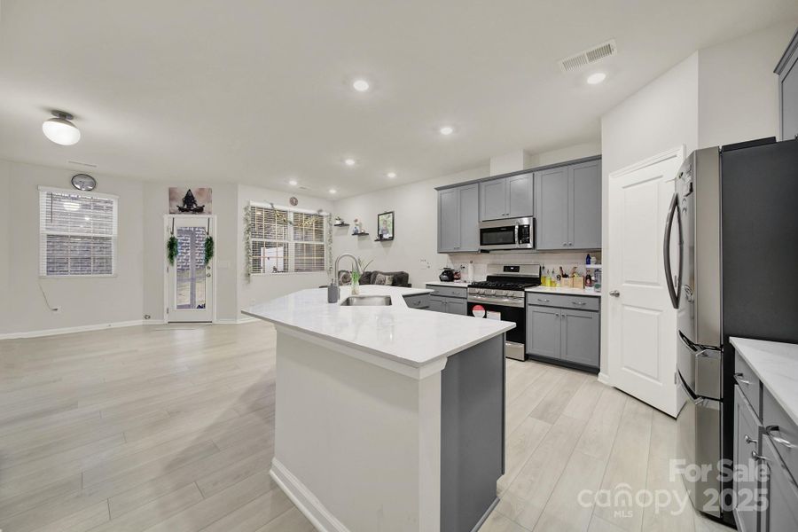 Furnished interior view inside a new home in Windhaven: Glen, Tega Cay (Image 7).