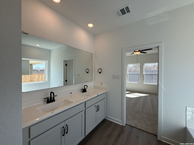 Furnished interior view inside a new home in The Summit at Saddlebrook Ranch 55's, Schertz (Image 16).