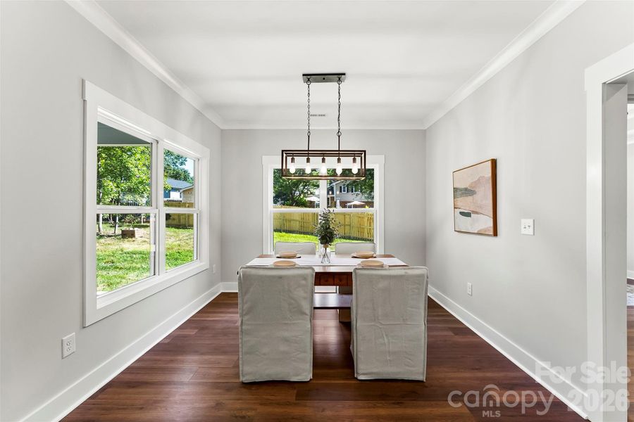 Furnished interior view inside a new home in , York (Image 18).
