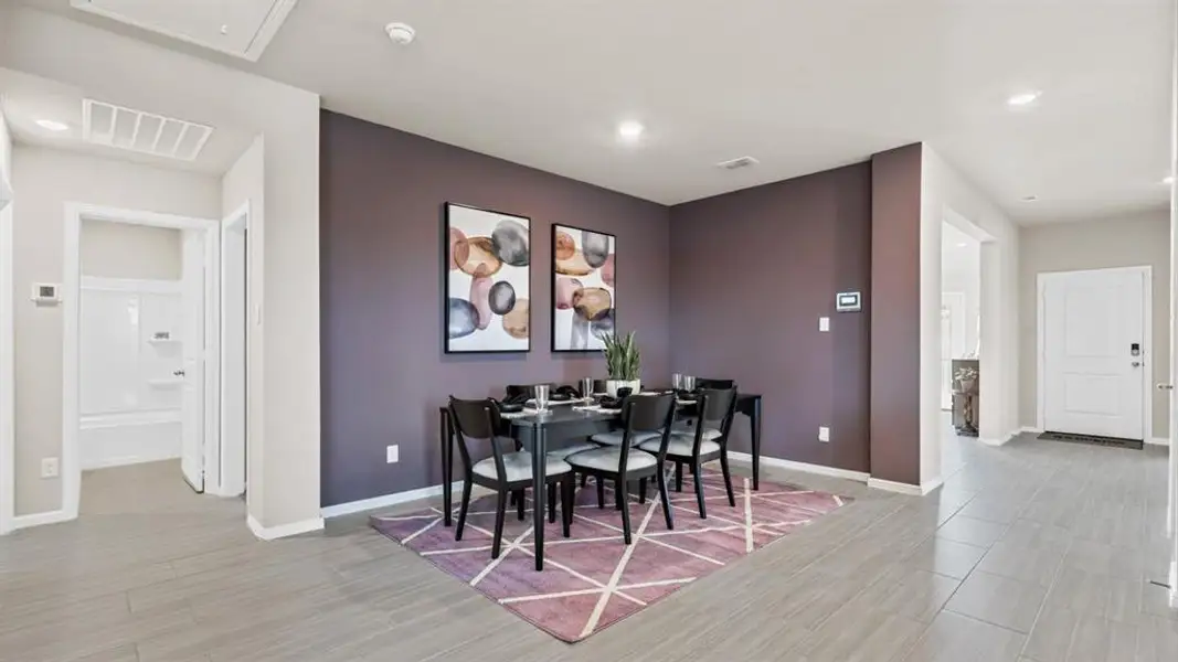 Furnished interior view inside a new home in Townes Landing, Fort Worth (Image 34).