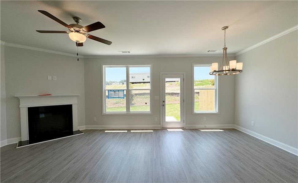 Spacious, unfurnished interior of a new home in Somerset at Riverbrook, Gainesville (Image 8). Spacious, unfurnished interior of a new home in Somerset at Riverbrook, Gainesville (Image 8).