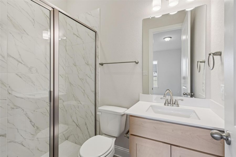 Furnished interior view inside a new home in Sienna 65', Missouri City (Image 13). Furnished interior view inside a new home in Sienna 65', Missouri City (Image 13).