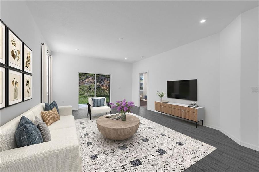 Furnished interior view inside a new home in Kingsley, Acworth (Image 5).