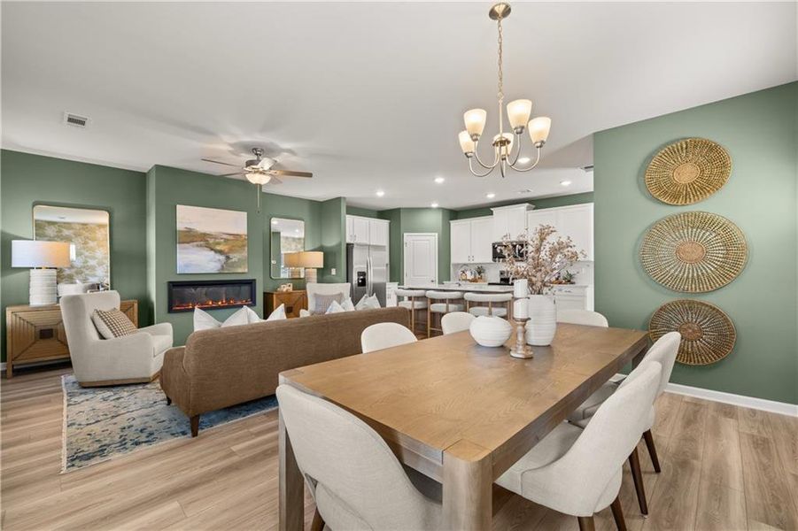 Furnished interior view inside a new home in Lake Carlton, Loganville (Image 13).