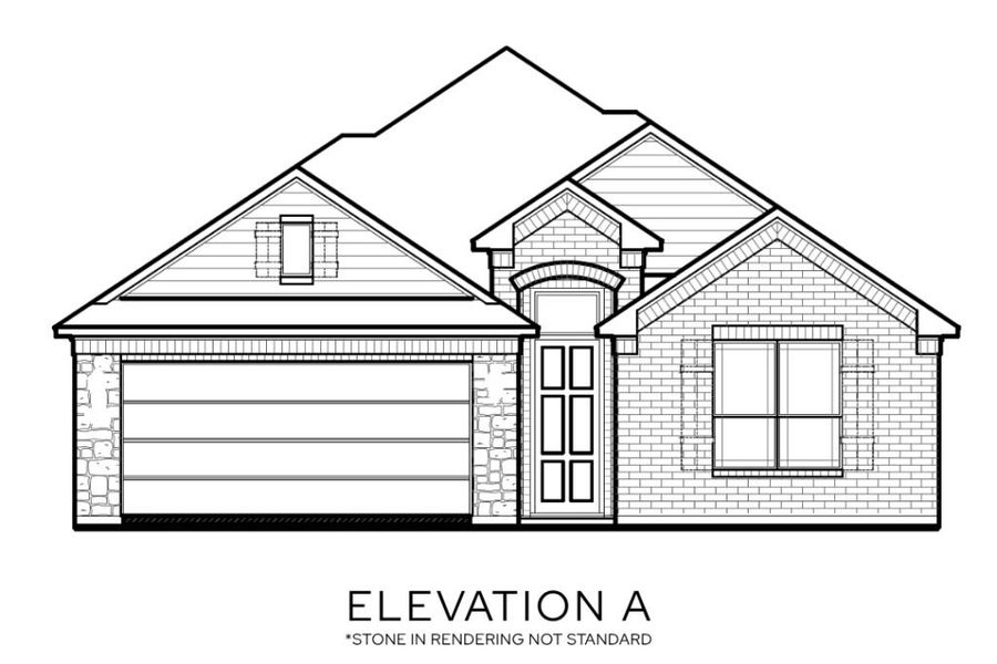 Representative rendering of the exterior for the The Reunion by Lillian Custom Homes (Image 5).