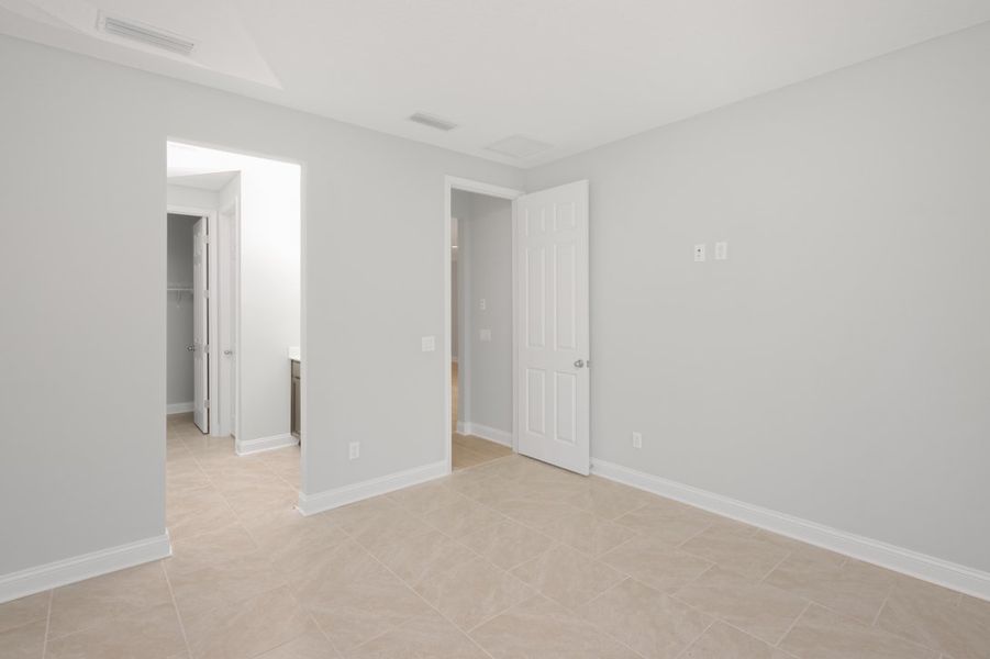 Representative unfurnished interior of a home built from the Boca by Riverside Homes in Mariposa at EverRange, Jacksonville (Image 19).