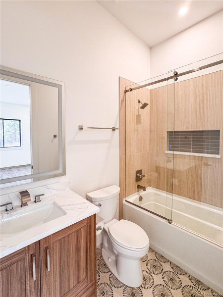 Furnished interior view inside a new home in , Evergreen (Image 30).