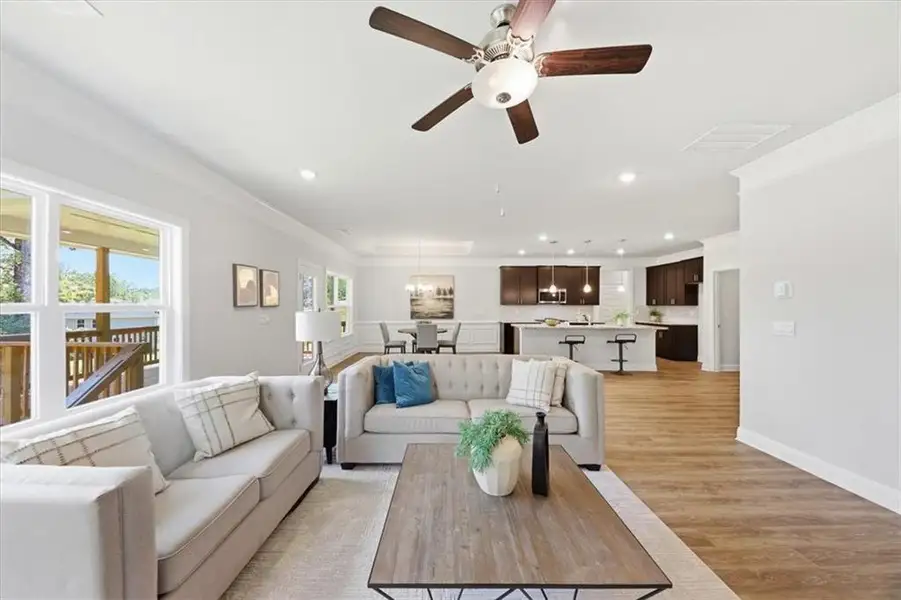 Furnished interior view inside a new home in Tuscany Hills, Douglasville (Image 30).