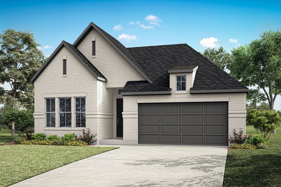 Representative exterior photo of a completed home built from the Mila by Tri Pointe Homes in Bridgewater, Midlothian, TX (Image 19).