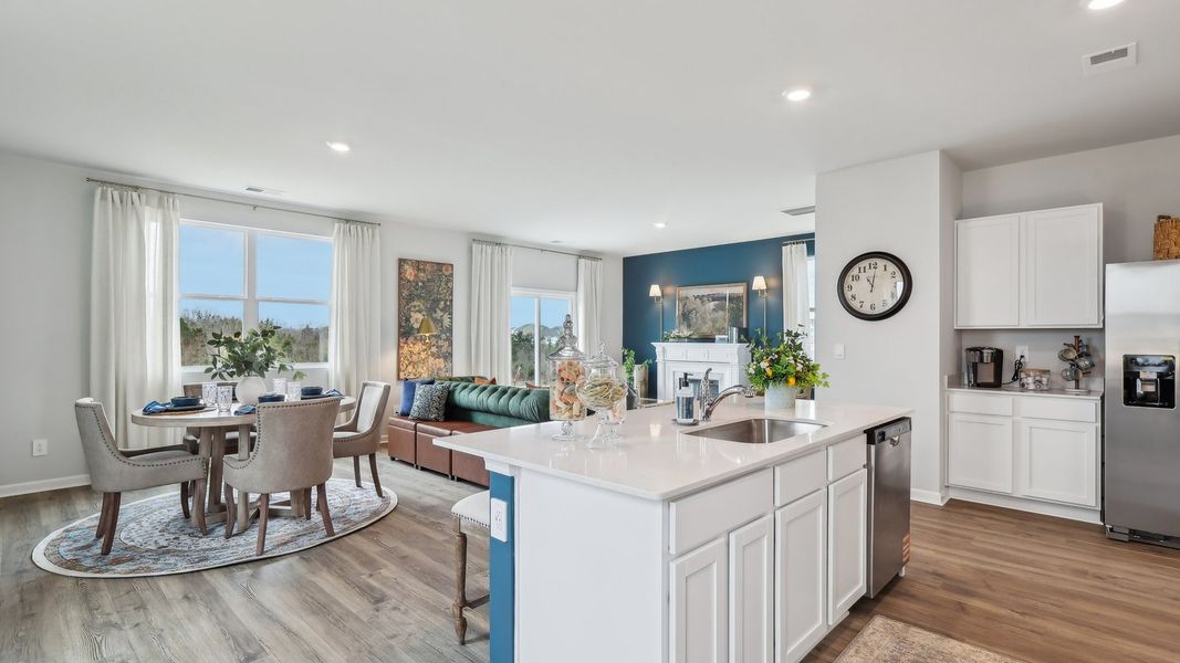 Representative furnished interior of a home built from the ELSTON by D.R. Horton in River Landing, Murfreesboro (Image 17).