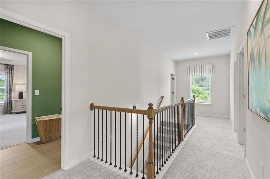 Furnished interior view inside a new home in Allen Manor, Hoschton (Image 17).