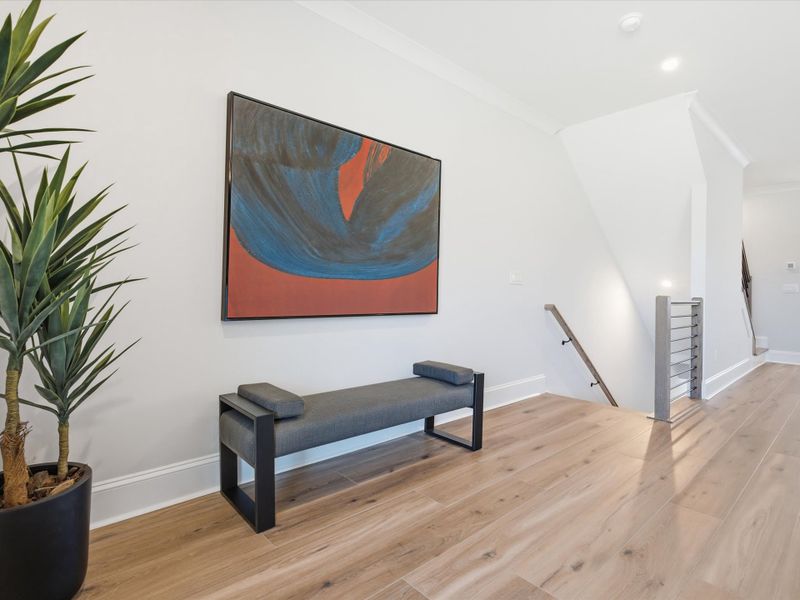Furnished interior view inside a new home in Ross Farms, Charlotte (Image 7).
