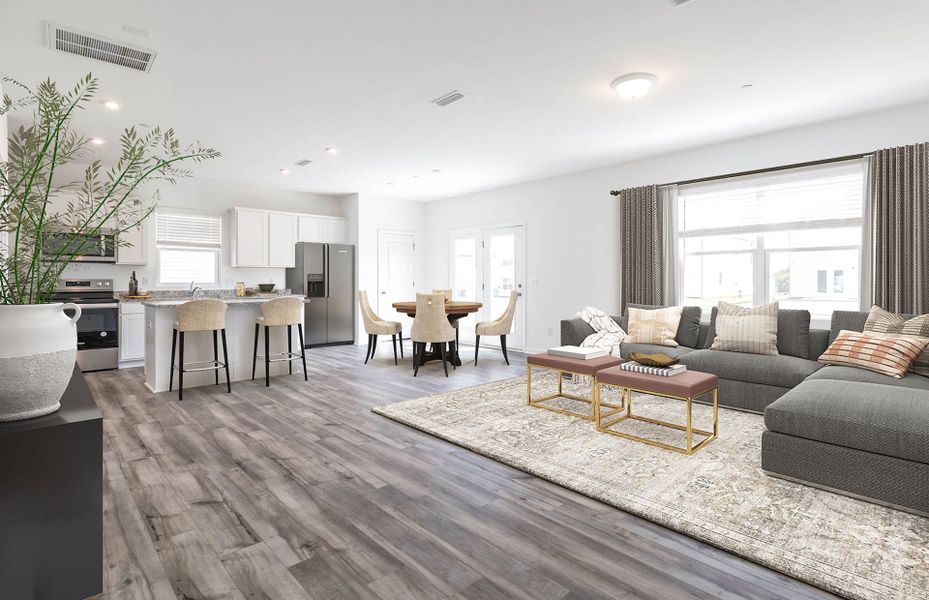 Furnished interior view inside a new home in Grand Arbor, Blythewood (Image 5).