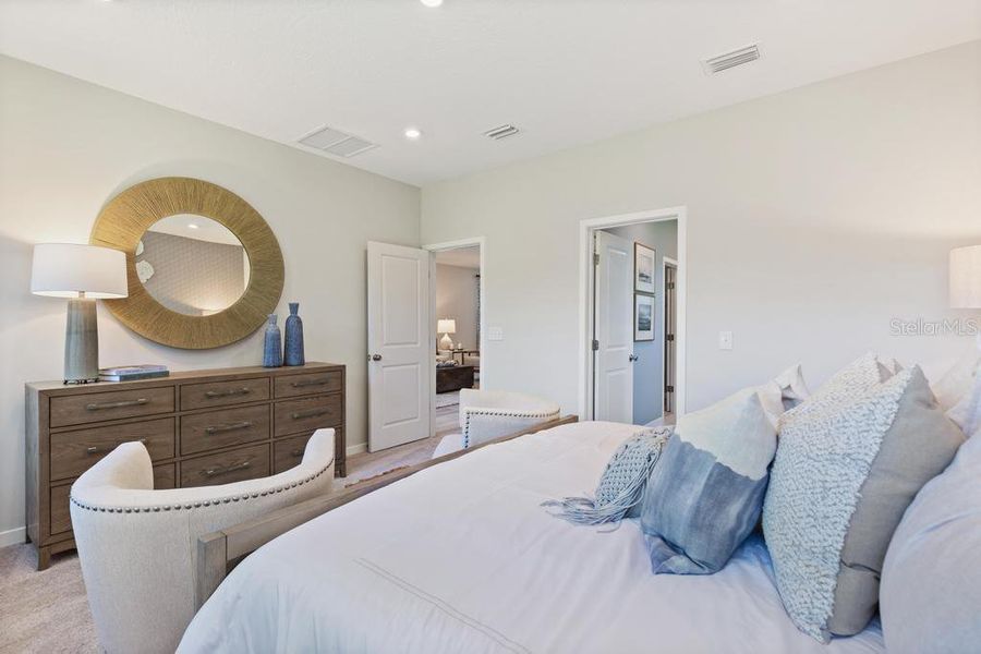 Furnished interior view inside a new home in Seminole Palms, Palm Coast (Image 16).
