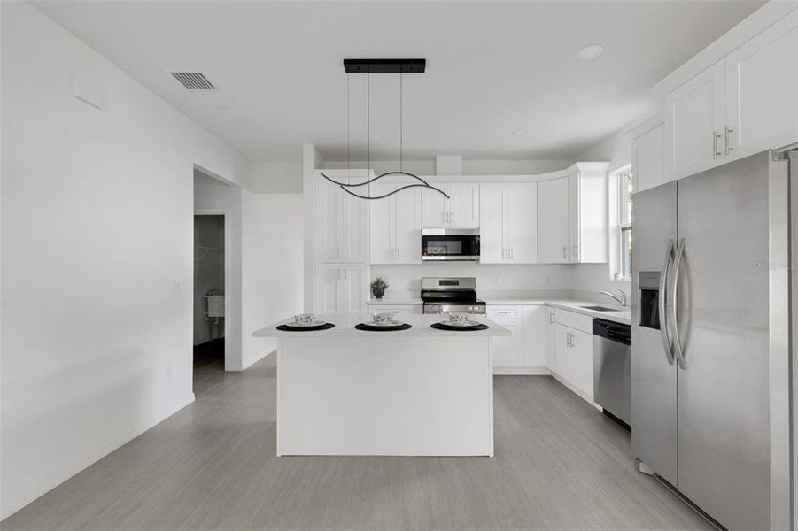 Furnished interior view inside a new home in , Tampa (Image 41).