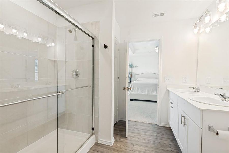 Furnished interior view inside a new home in , Forney (Image 8).