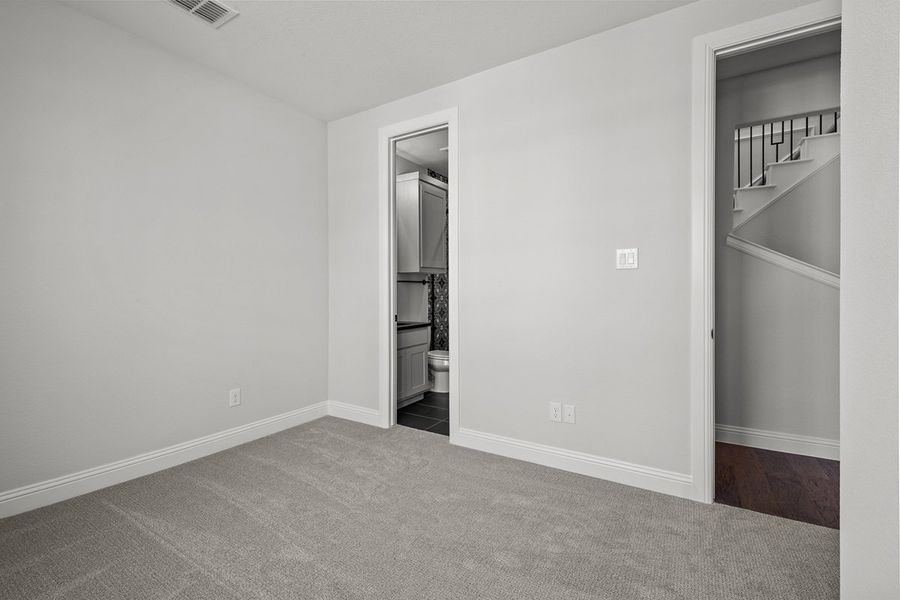 Representative unfurnished interior of a home built from the Bradley by Landon Homes in Lexington Frisco, Frisco (Image 15).