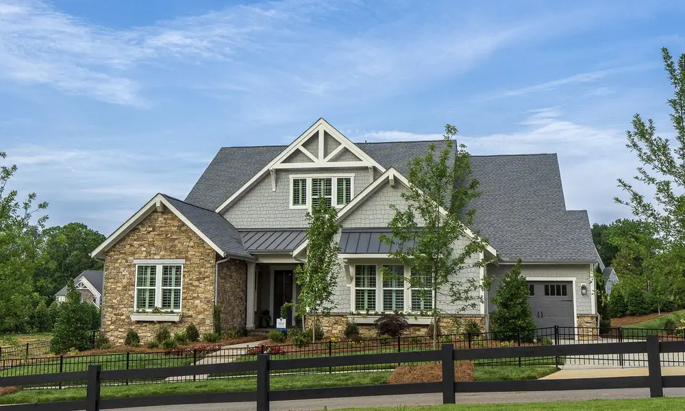 Representative exterior photo of a completed home built from the Solana by Classica Homes in Weddington Grove, Weddington, NC (Image 20).
