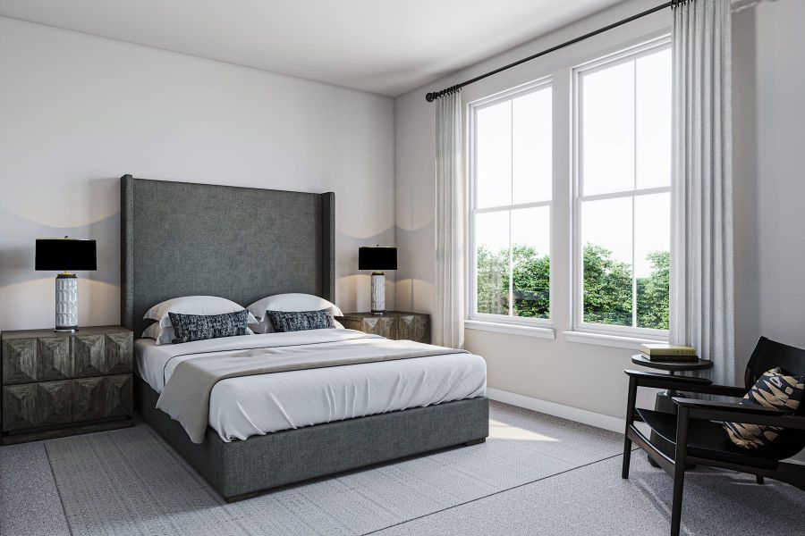 Furnished interior view inside a new home in Park Central, Georgetown (Image 15).