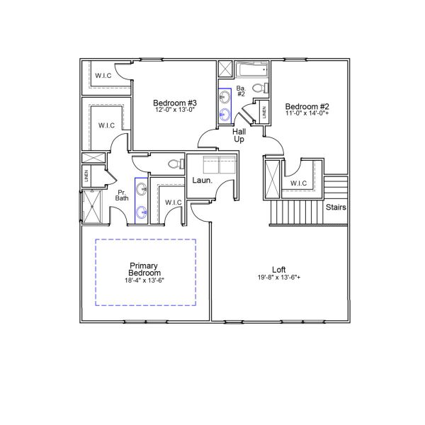 2D floor plan layout of this home in Cambridge Reserve, Angier, NC (Image 3). 2D floor plan layout of this home in Cambridge Reserve, Angier, NC (Image 3).