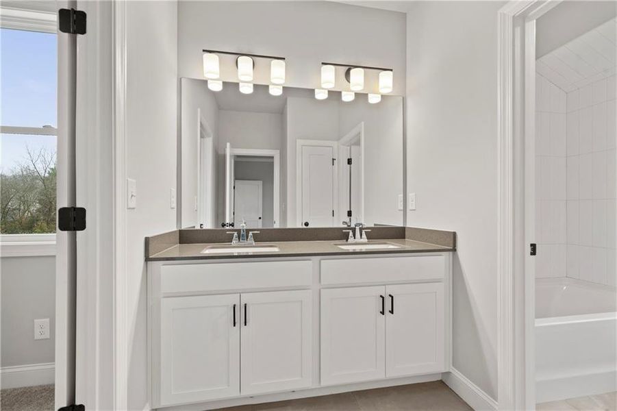 Furnished interior view inside a new home in , Marietta (Image 7).