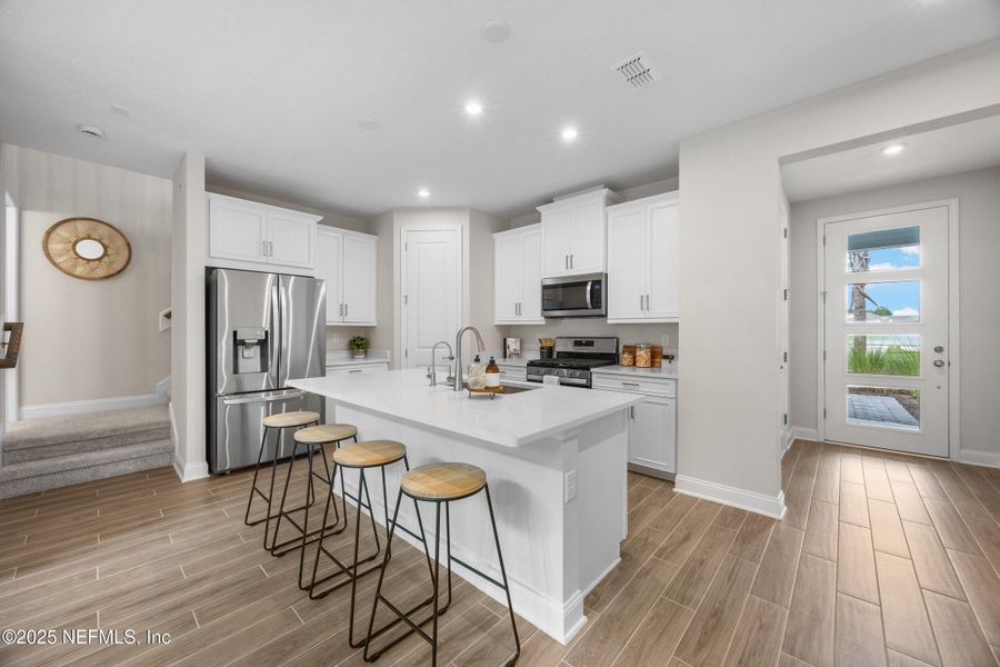 Furnished interior view inside a new home in , Jacksonville (Image 15).