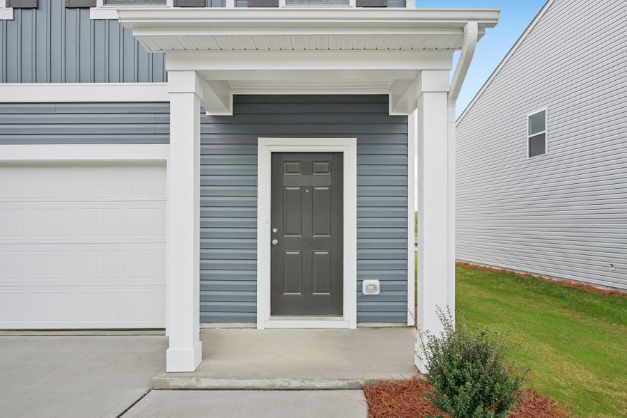 Representative exterior details of a home built from the Voyager by Starlight Homes in The Point, Rolesville (Image 3).