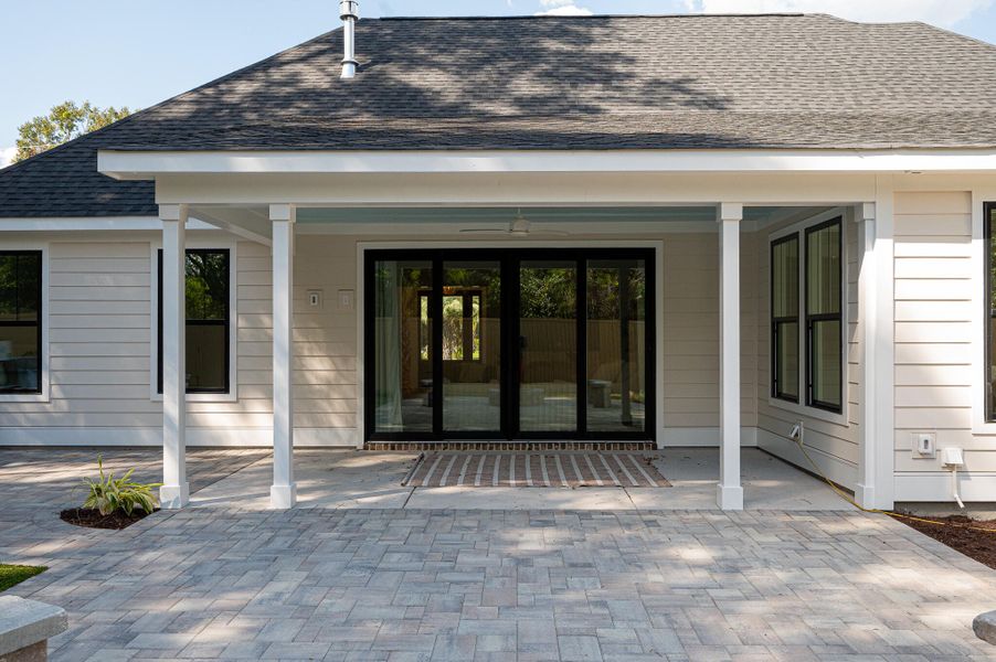 Exterior details and patio area of a home in , Summerville (Image 3).