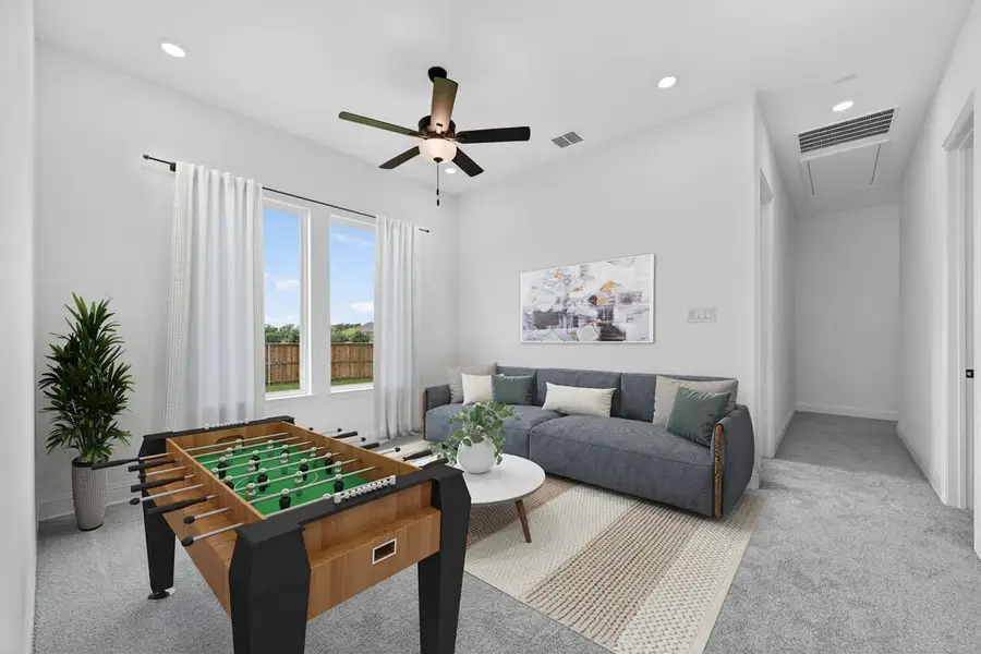 Representative furnished interior of a home built from the Sardonyx by Taylor Morrison in The Ridge at Northlake, Argyle (Image 12).