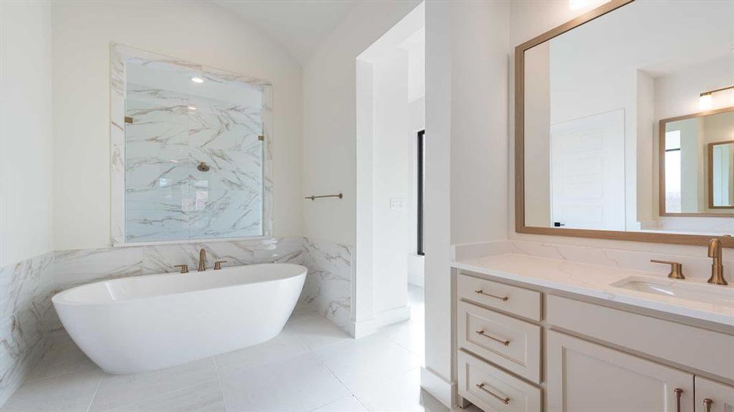 Furnished interior view inside a new home in Adkins Park 70', Hurst (Image 7).