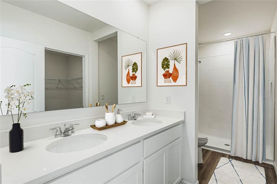 Furnished interior view inside a new home in Crossroads at Kelly Park, Apopka (Image 8).