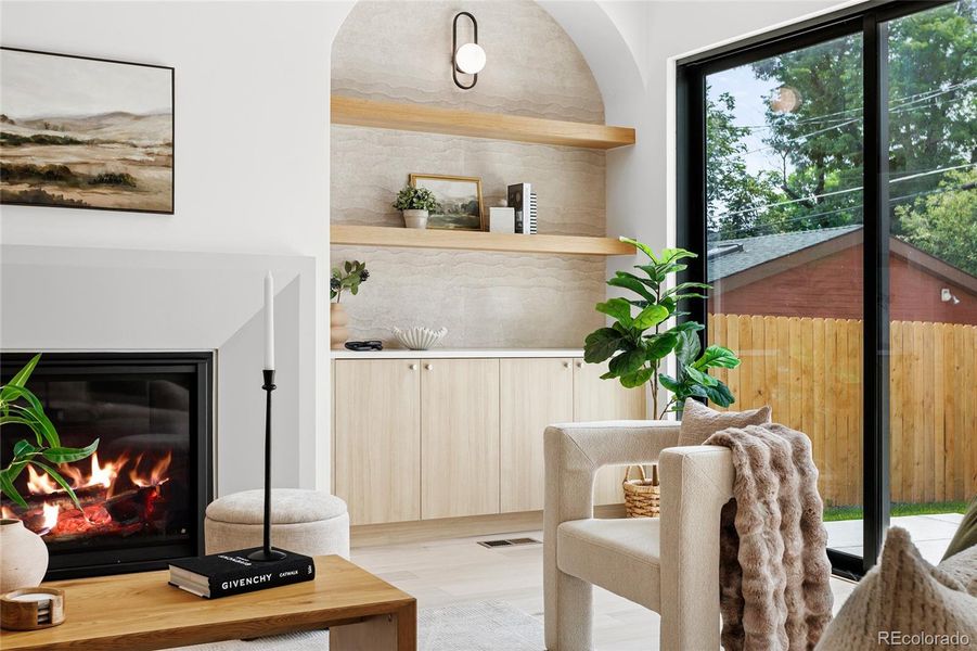 Furnished interior view inside a new home in , Denver (Image 22).