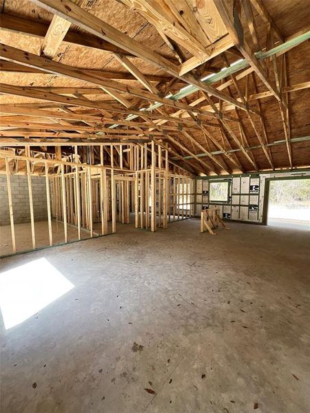 In-progress construction of a new home in , Ocklawaha, FL (Image 7).