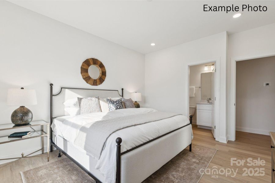 Furnished interior view inside a new home in , Charlotte (Image 18).