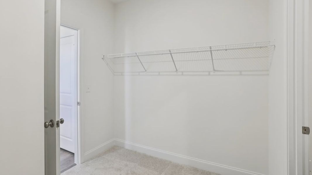 Pendleton home plan walk-in closet space
