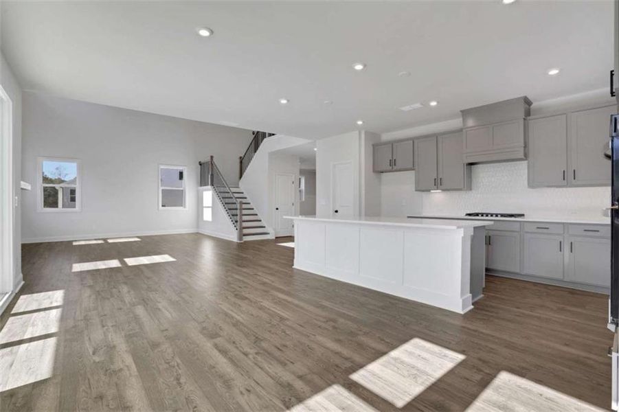 Spacious, unfurnished interior of a new home in The Paddocks at Doc Hughes, Buford (Image 51).