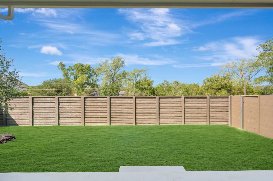 Exterior details and patio area of a home in Double Creek Crossing, Round Rock (Image 3). Exterior details and patio area of a home in Double Creek Crossing, Round Rock (Image 3).