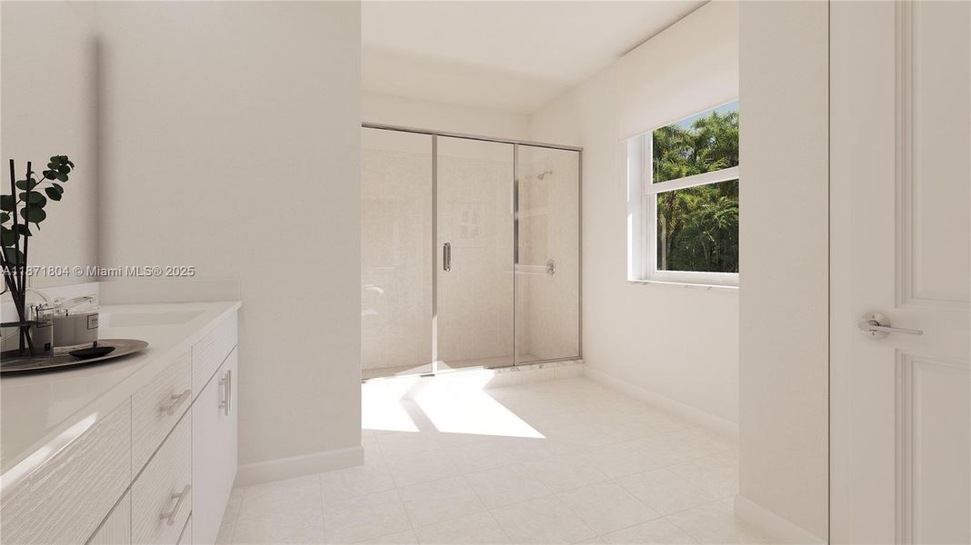 Furnished interior view inside a new home in Hawthorne at Galiano Pointe, Miami (Image 12). Furnished interior view inside a new home in Hawthorne at Galiano Pointe, Miami (Image 12).