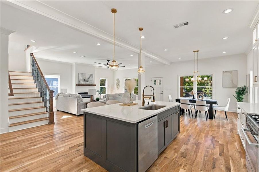 Furnished interior view inside a new home in , Avondale Estates (Image 5).