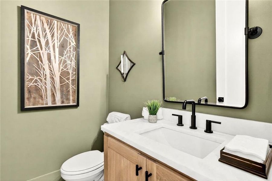 Furnished interior view inside a new home in , Brookhaven (Image 18).