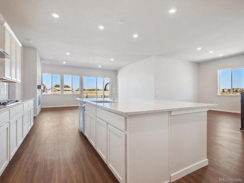 Furnished interior view inside a new home in Trails at Smoky Hill, Parker (Image 5).