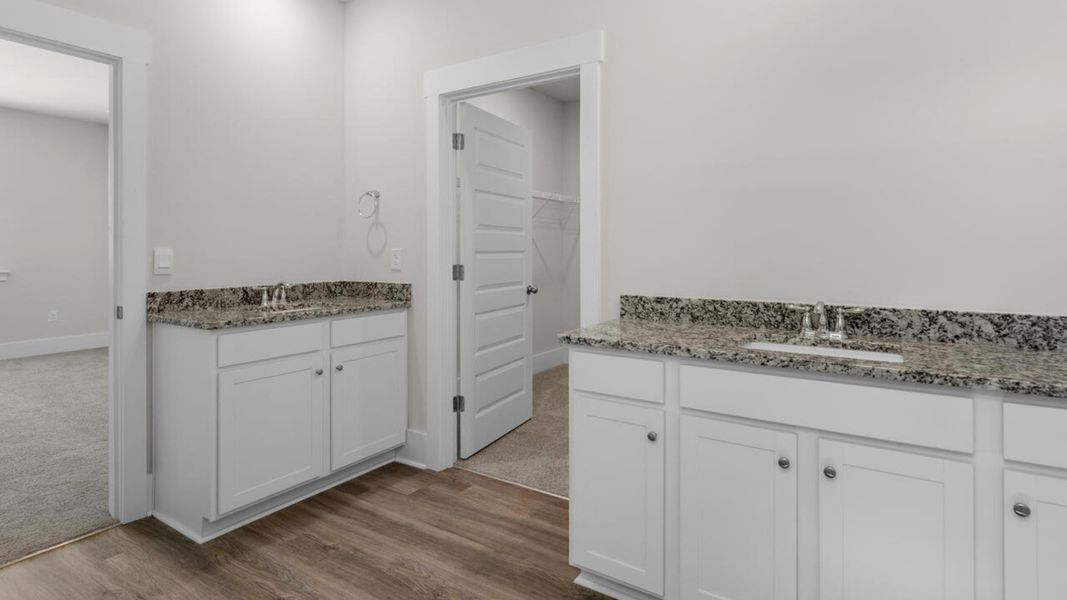 Furnished interior view inside a new home in Surfside Landing, Hubert (Image 9).