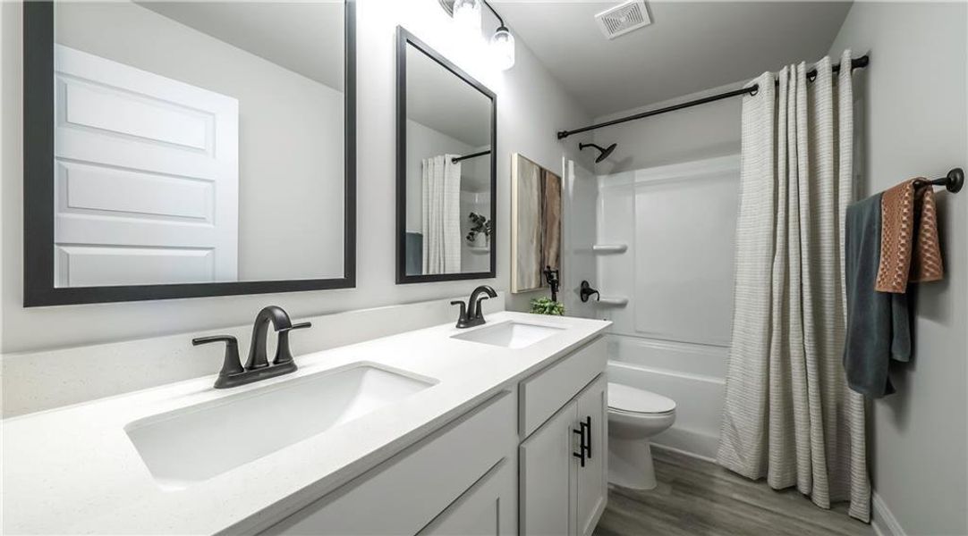 Furnished interior view inside a new home in Canterbury Villas, Carrollton (Image 25).