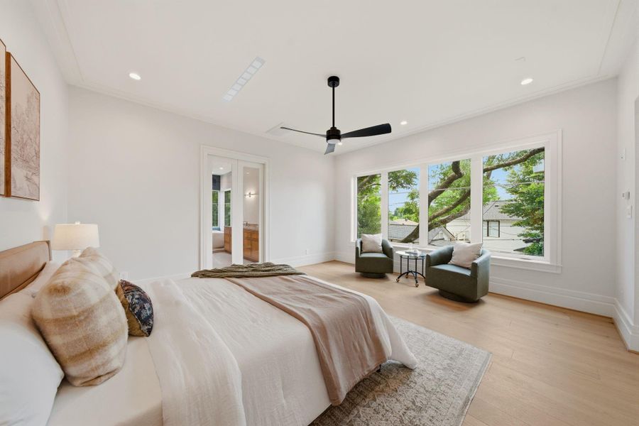 Furnished interior view inside a new home in , Houston (Image 31).