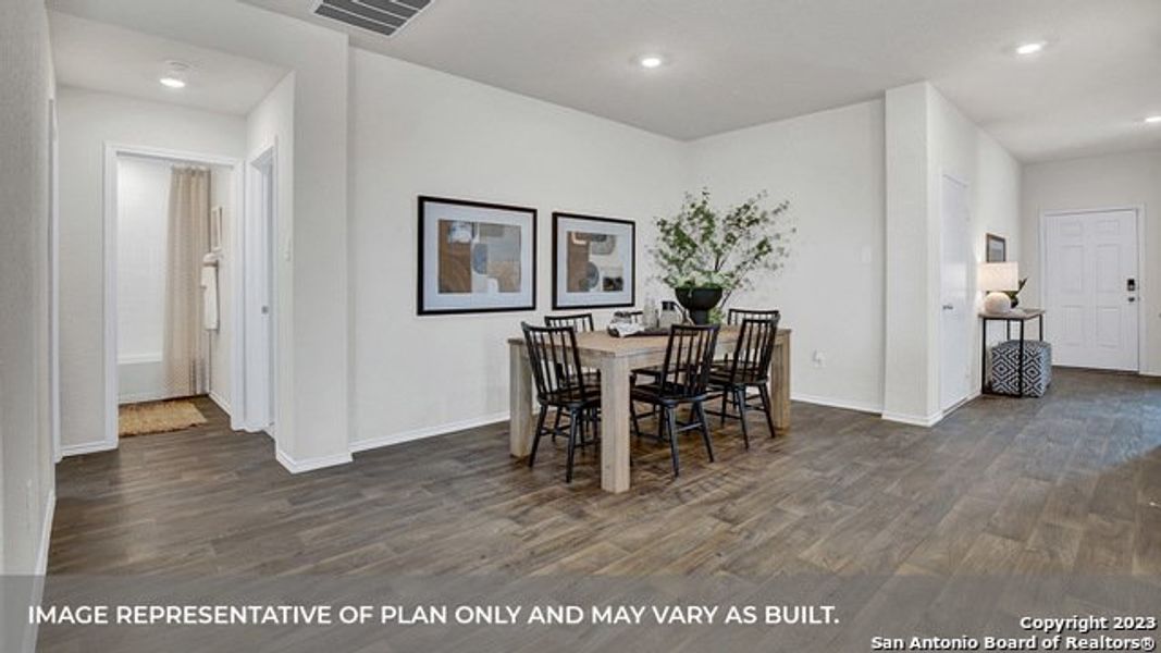 Furnished interior view inside a new home in Navarro Fields, Seguin (Image 13).