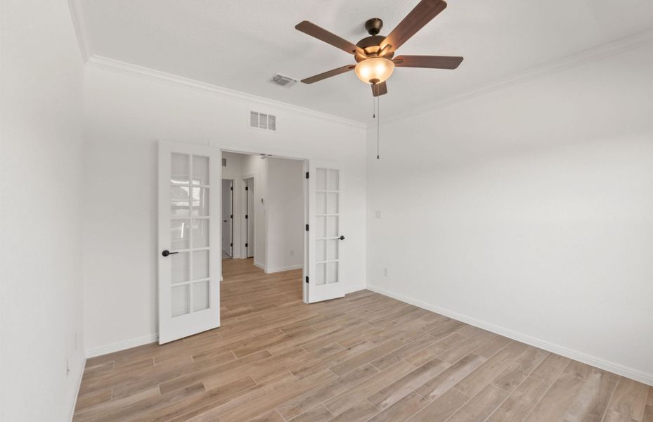 Spacious, unfurnished interior of a new home in Saddleback at Santa Rita Ranch, Liberty Hill (Image 27). Spacious, unfurnished interior of a new home in Saddleback at Santa Rita Ranch, Liberty Hill (Image 27).