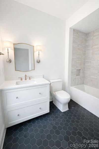 Furnished interior view inside a new home in , Charlotte (Image 8).