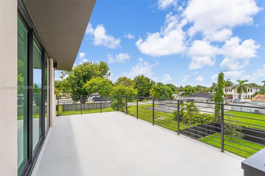 Exterior details and patio area of a home in , Miami (Image 27). Exterior details and patio area of a home in , Miami (Image 27).