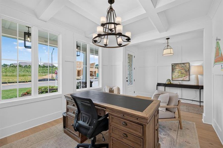 Furnished interior view inside a new home in Livingstone Park, Kennesaw (Image 8).